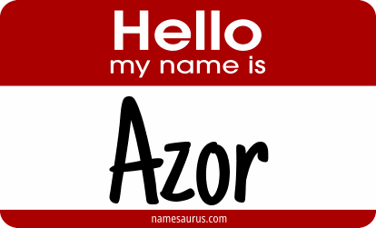 Hello my name is Azor png download