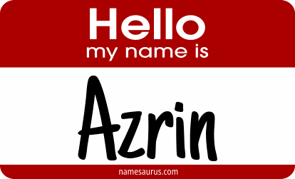 Hello my name is Azrin png download