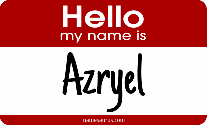 Hello my name is Azryel png download