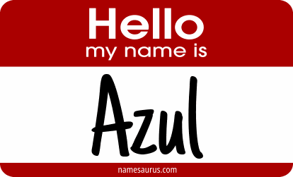 Hello my name is Azul png download