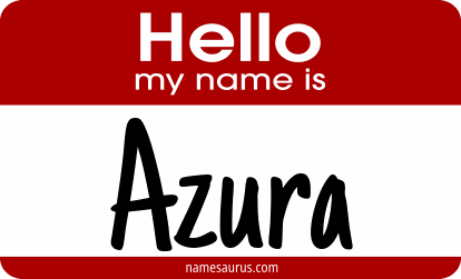 Hello my name is Azura png download