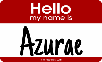 Hello my name is Azurae png download