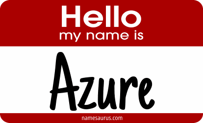 Hello my name is Azure png download