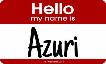 Hello my name is Azuri png download