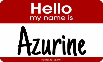 Hello my name is Azurine png download