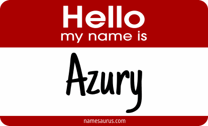 Hello my name is Azury png download