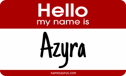 Hello my name is Azyra png download
