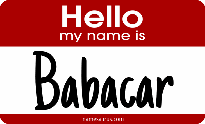 Hello my name is Babacar png download