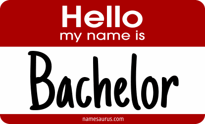 Hello my name is Bachelor png download