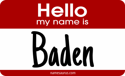 Hello my name is Baden png download