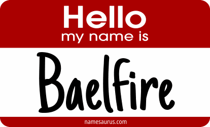 Hello my name is Baelfire png download
