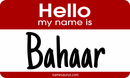 Hello my name is Bahaar png download