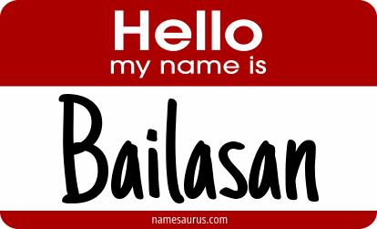 Hello my name is Bailasan png download