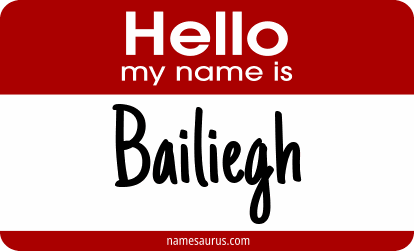 Hello my name is Bailiegh png download