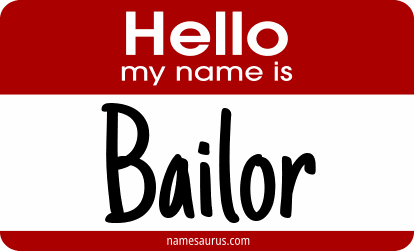 Hello my name is Bailor png download