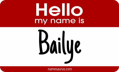 Hello my name is Bailye png download