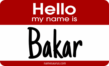 Hello my name is Bakar png download