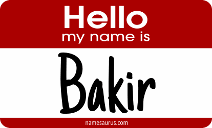 Hello my name is Bakir png download