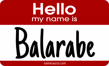 Hello my name is Balarabe png download