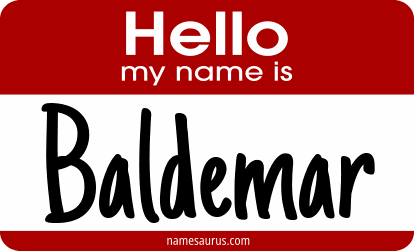 Hello my name is Baldemar png download