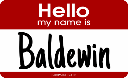 Hello my name is Baldewin png download