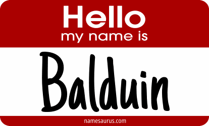 Hello my name is Balduin png download
