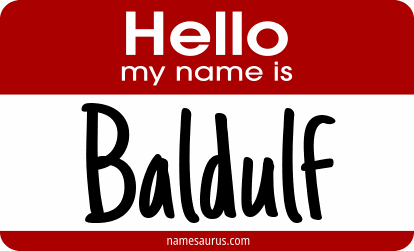 Hello my name is Baldulf png download