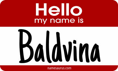 Hello my name is Baldvina png download