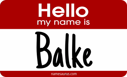 Hello my name is Balke png download