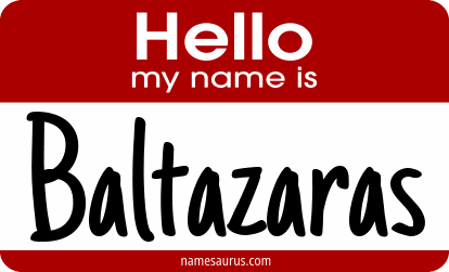 Hello my name is Baltazaras png download