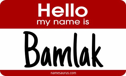 Hello my name is Bamlak png download