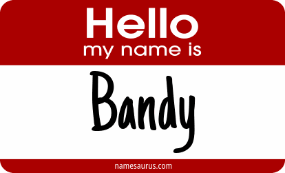 Hello my name is Bandy png download