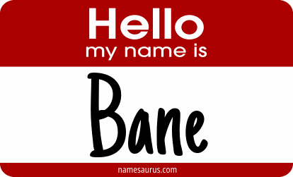 Hello my name is Bane png download