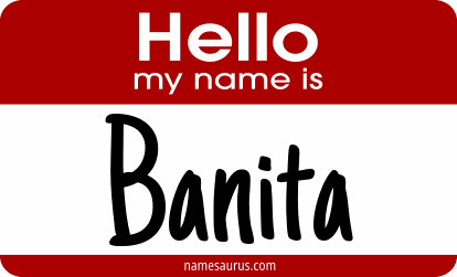 Hello my name is Banita png download