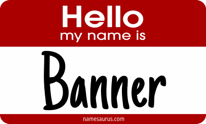 Hello my name is Banner png download