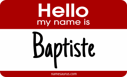 Hello my name is Baptiste png download