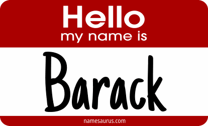 Hello my name is Barack png download