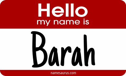 Hello my name is Barah png download
