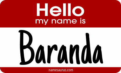 Hello my name is Baranda png download