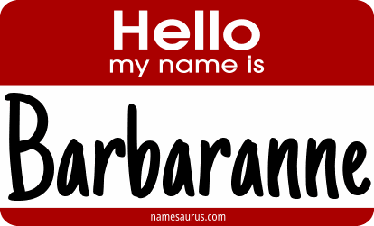 Hello my name is Barbaranne png download