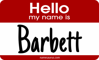 Hello my name is Barbett png download