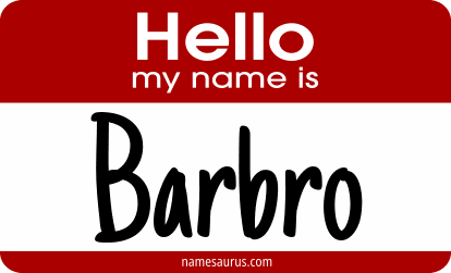 Hello my name is Barbro png download