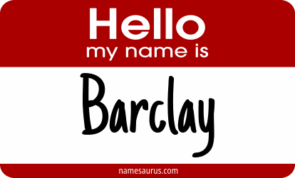 Hello my name is Barclay png download