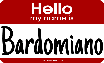 Hello my name is Bardomiano png download