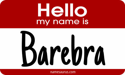 Hello my name is Barebra png download