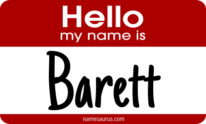Hello my name is Barett png download