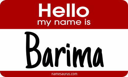Hello my name is Barima png download