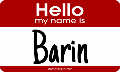 Hello my name is Barin png download