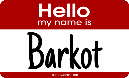 Hello my name is Barkot png download