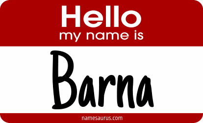 Hello my name is Barna png download